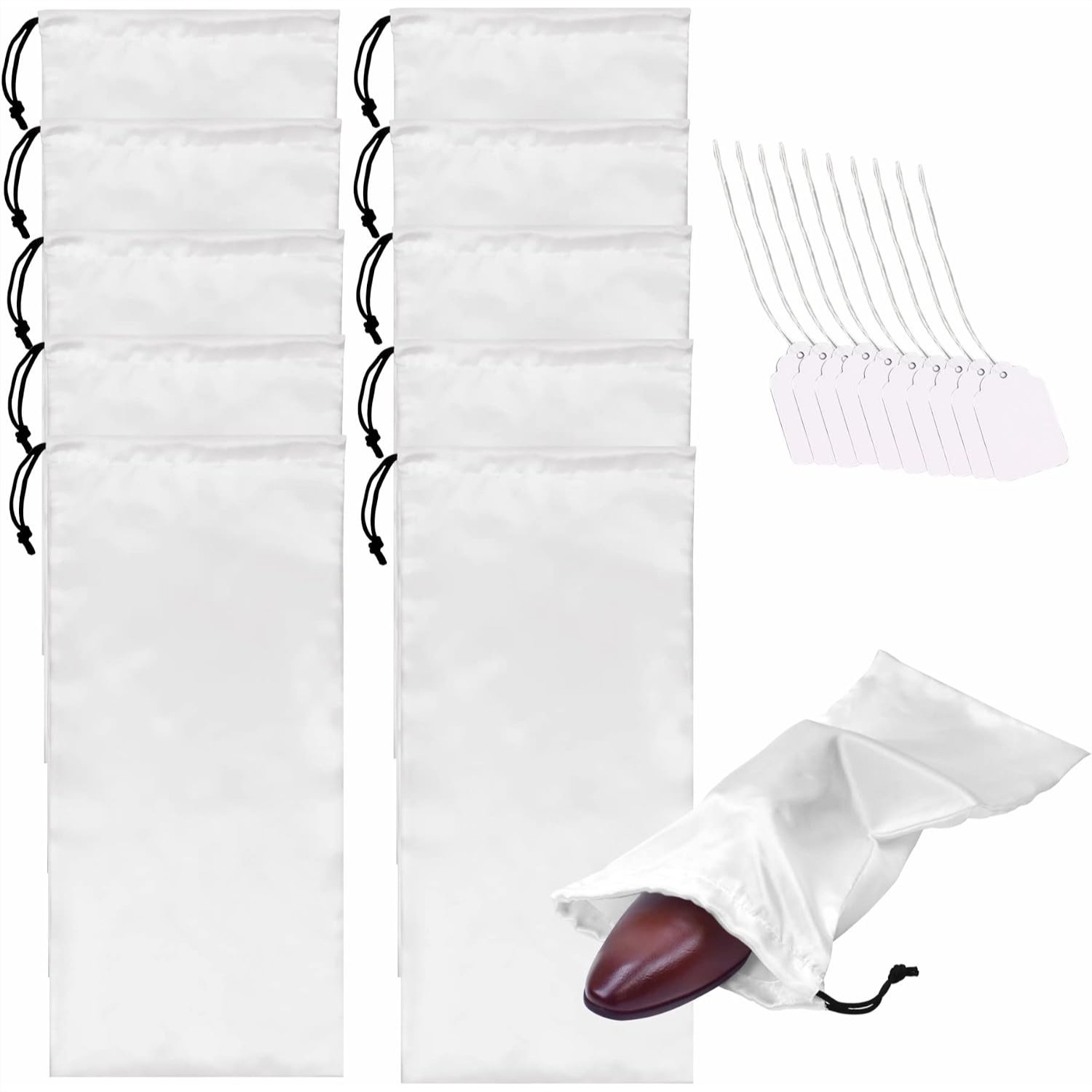 Shoe Bag Travel - Shoe Bags for Travel 10 Pack