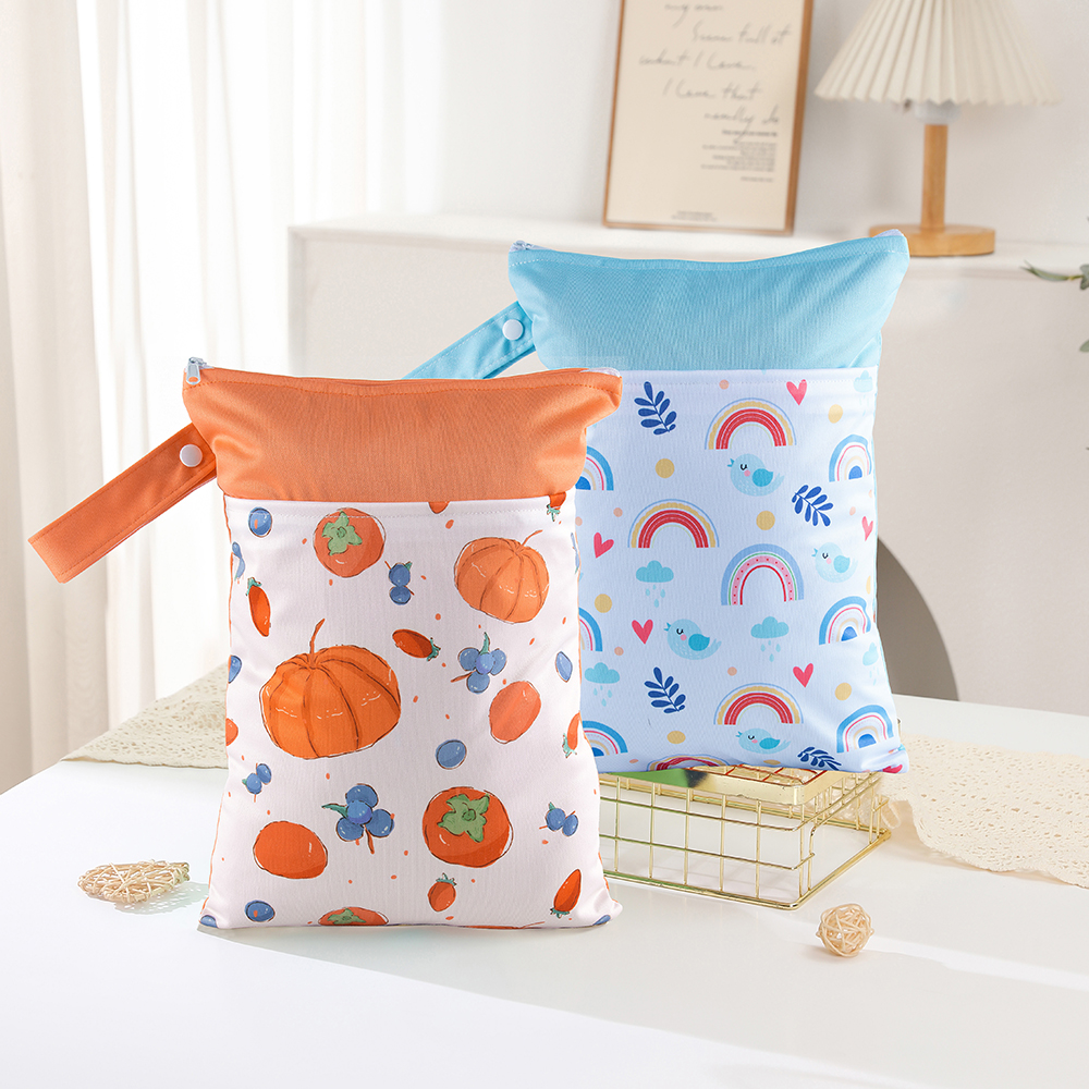 Travel Accessories With Baby - BIAI 25*35CM Double Pocket Organizer Bag