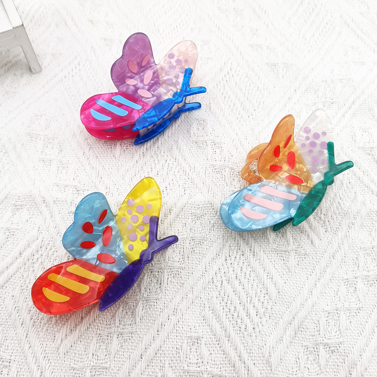 Travel Accessories Aesthetic - 7.5 cm Cute Cartoon Printed Butterfly