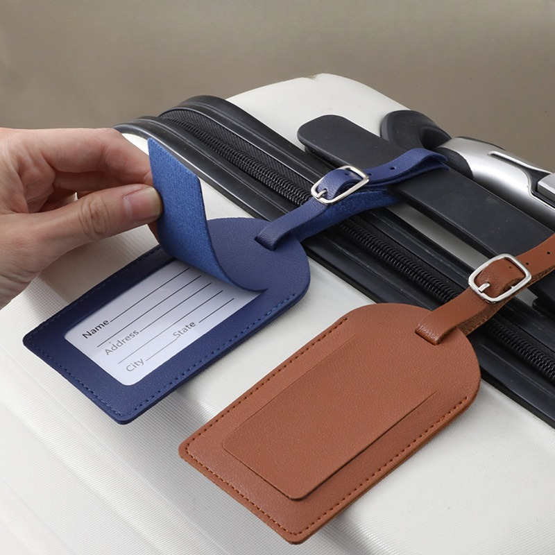 Women Men Luggage Tags PU Leat - Travel Access recensione e prezzo