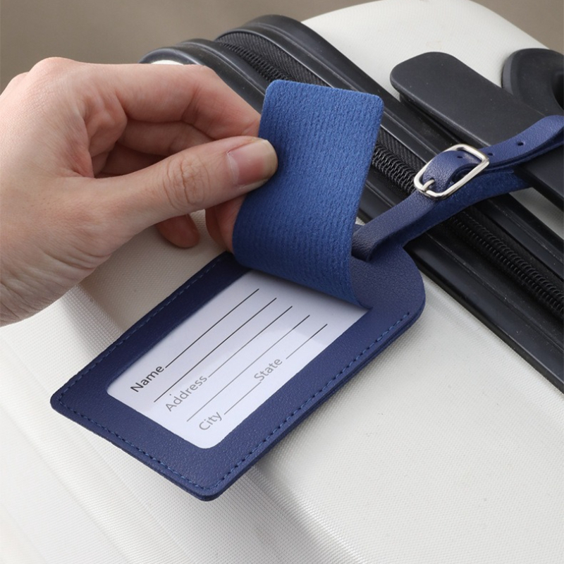 Women Men Luggage Tags PU Leat - Travel Access recensione e prezzo