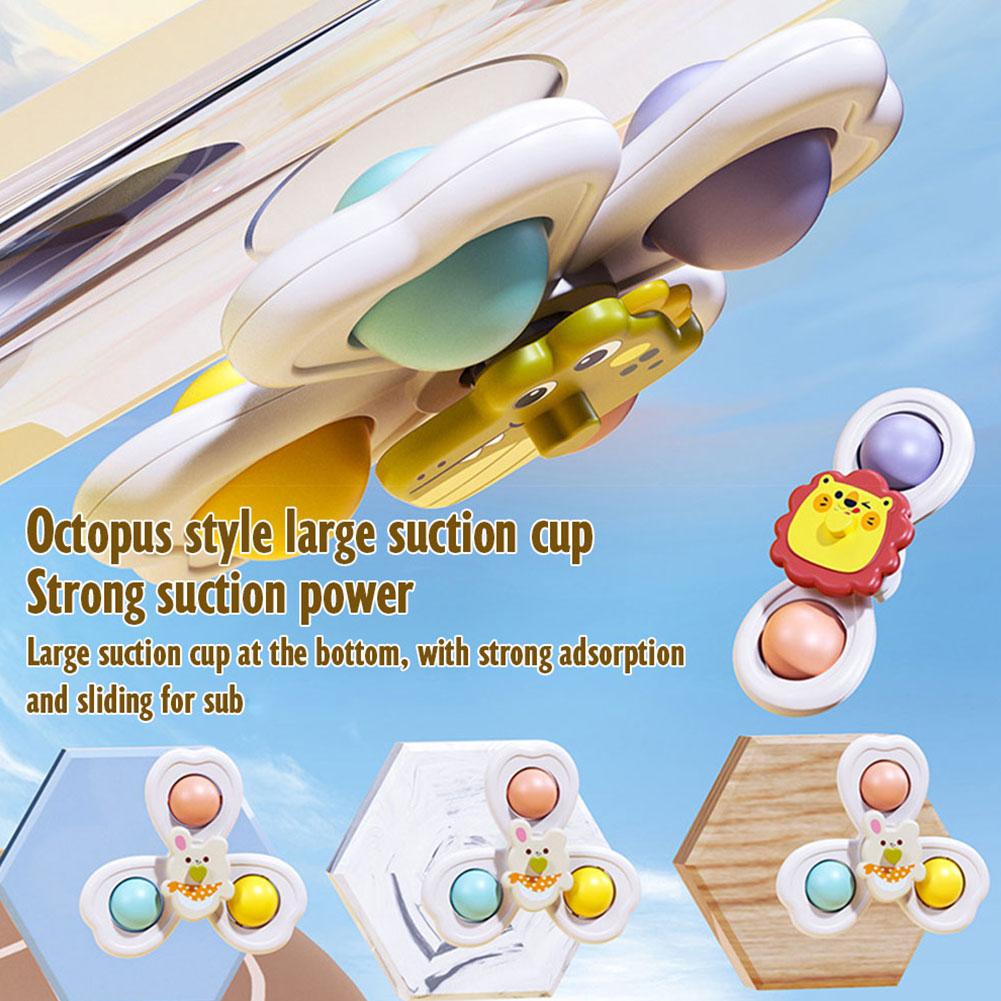 3PCS Suction Cup Rotating Toy  - Travel Accessories With Baby recensione e prezzo