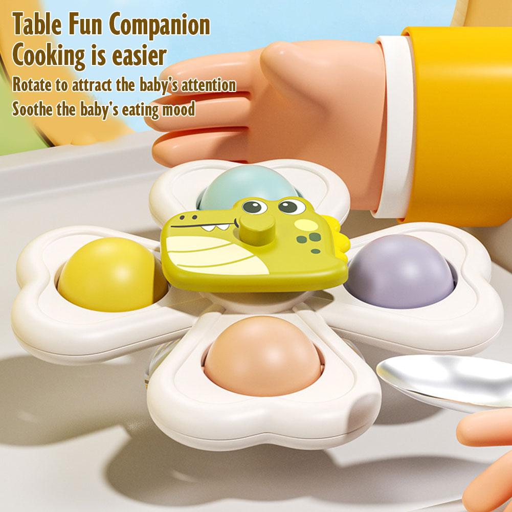 3PCS Suction Cup Rotating Toy  - Travel Accessories With Baby recensione e prezzo