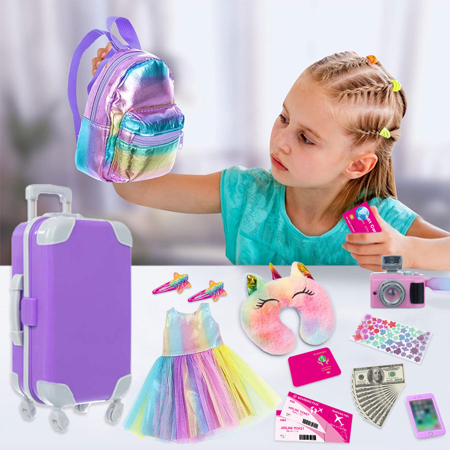 18inch Doll Clothes and Access - Travel Accessories With Kids recensione e prezzo