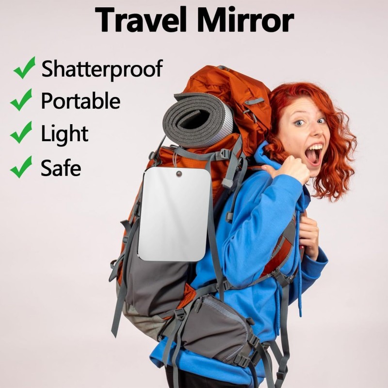 Acrylic Anti Fog Mirror Shower - Travel Accessories Needed recensione e prezzo