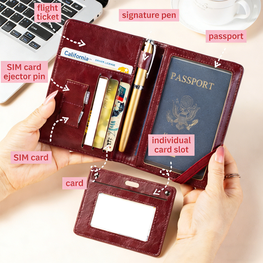 Passport Holder and Wallet in  - Travel Accessories In Bulk recensione e prezzo