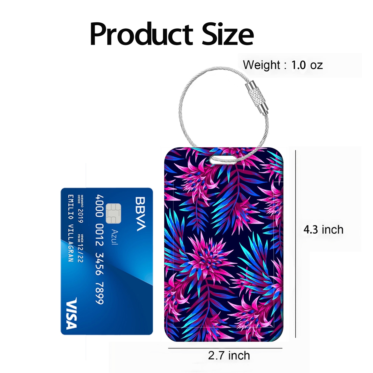 Interesting Plant Pattern Bagg - Travel Accessories List For Women recensione e prezzo