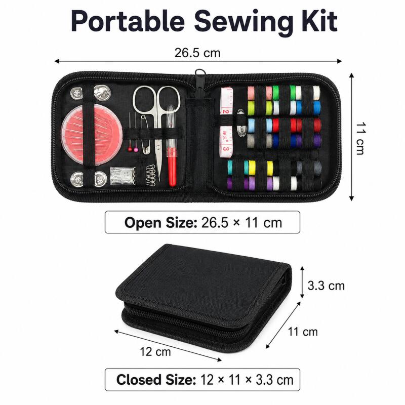 Portable Sewing Kit for Beginn - Travel Accessories To Sew recensione e prezzo