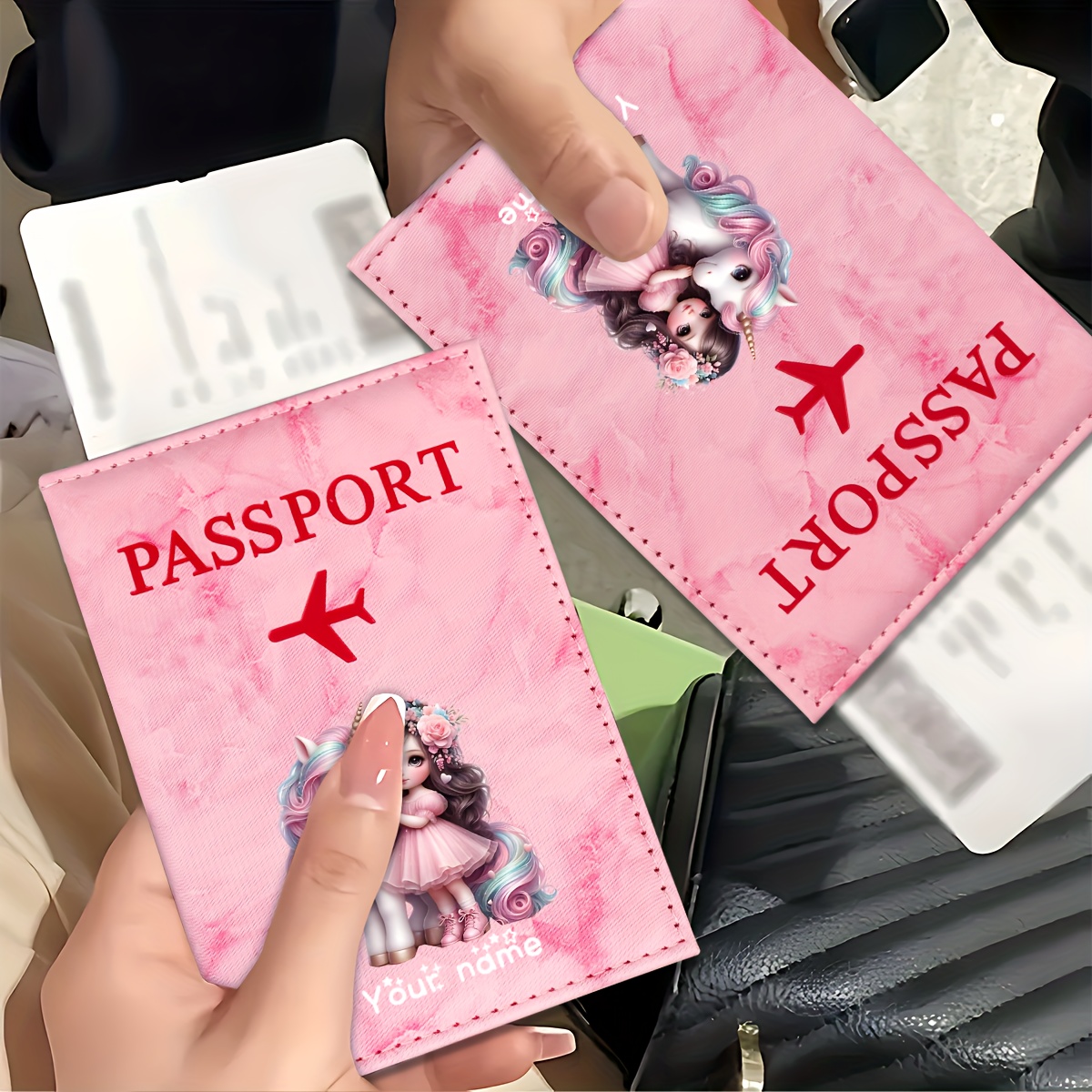 Unicorn Girl Pattern PU Passpo - Travel Accessories In Bulk recensione e prezzo