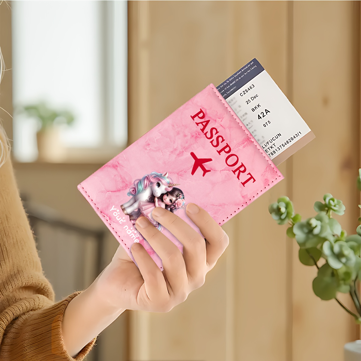 Unicorn Girl Pattern PU Passpo - Travel Accessories In Bulk recensione e prezzo