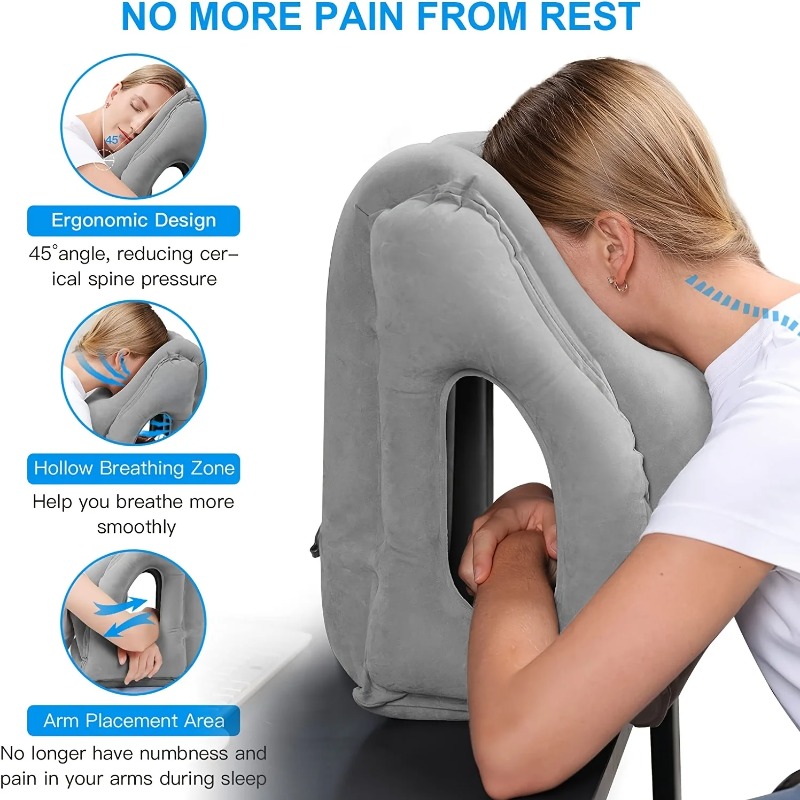Inflatable Travel Pillows with - Travel Accessories Long Flight recensione e prezzo