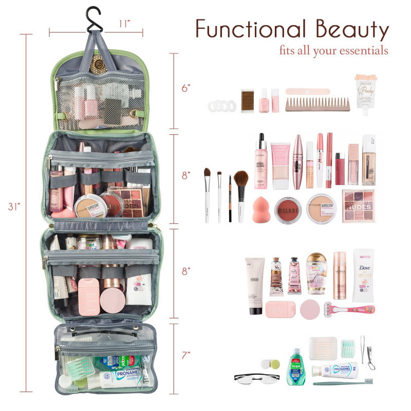 Waterproof Toiletry Bag Hangin - Travel Accessories Needed recensione e prezzo