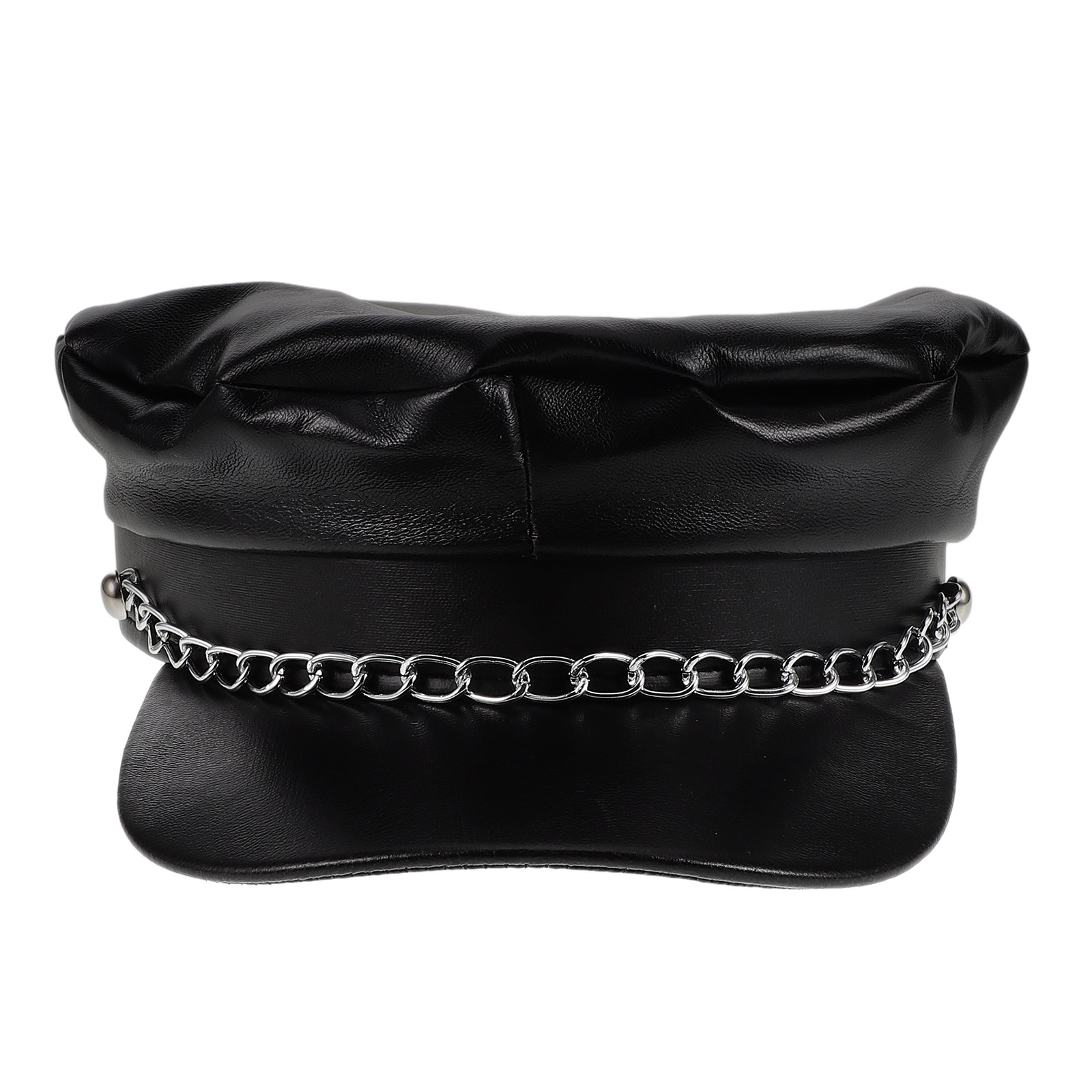 PU Chain Sailor Hat Black Retr - Travel Accessories Present recensione e prezzo