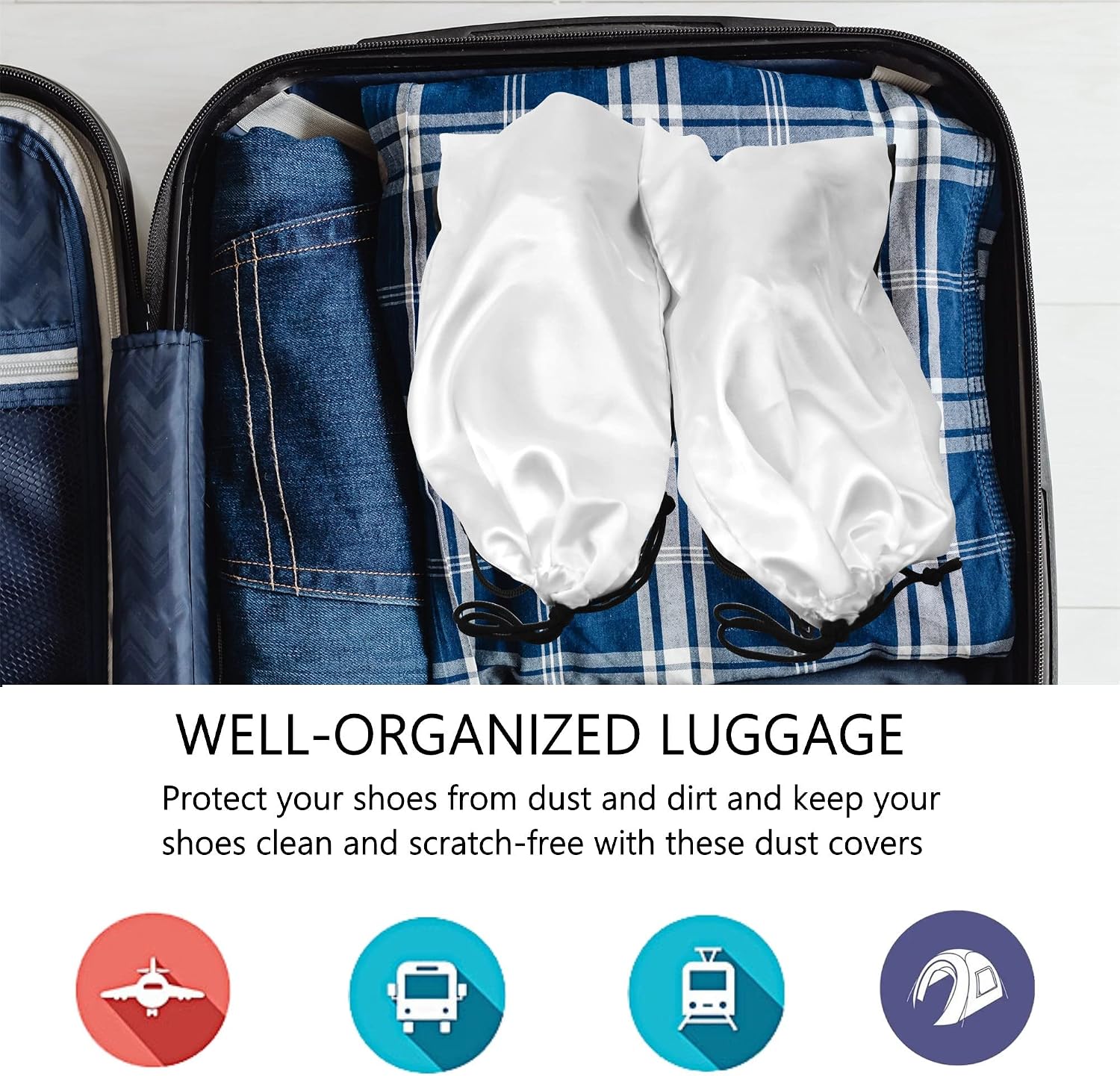 Shoe Bags for Travel 10 Pack D - Shoe Bag Travel recensione e prezzo