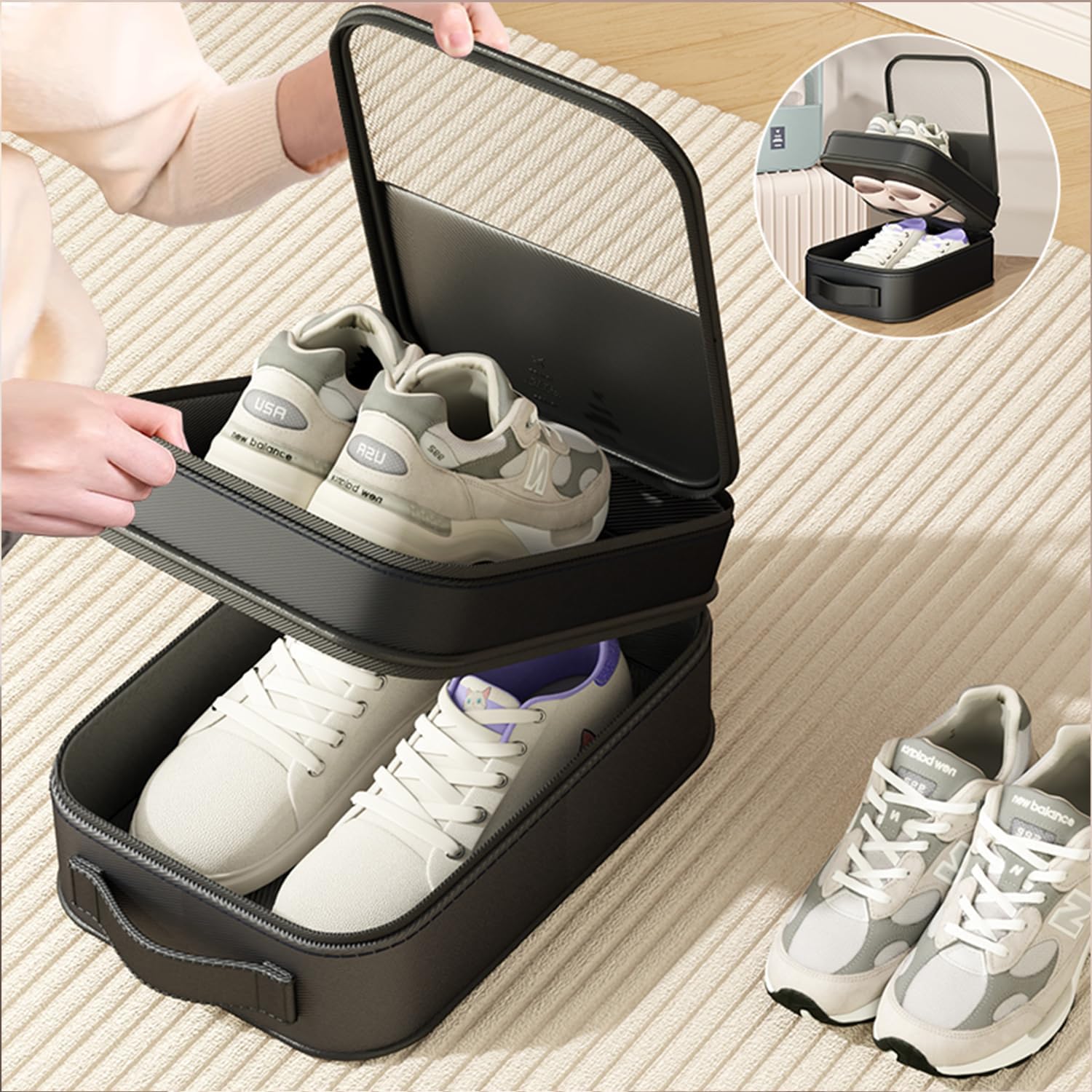 2 Pack Shoe Bags for Travel -  - Shoe Bag Travel recensione e prezzo