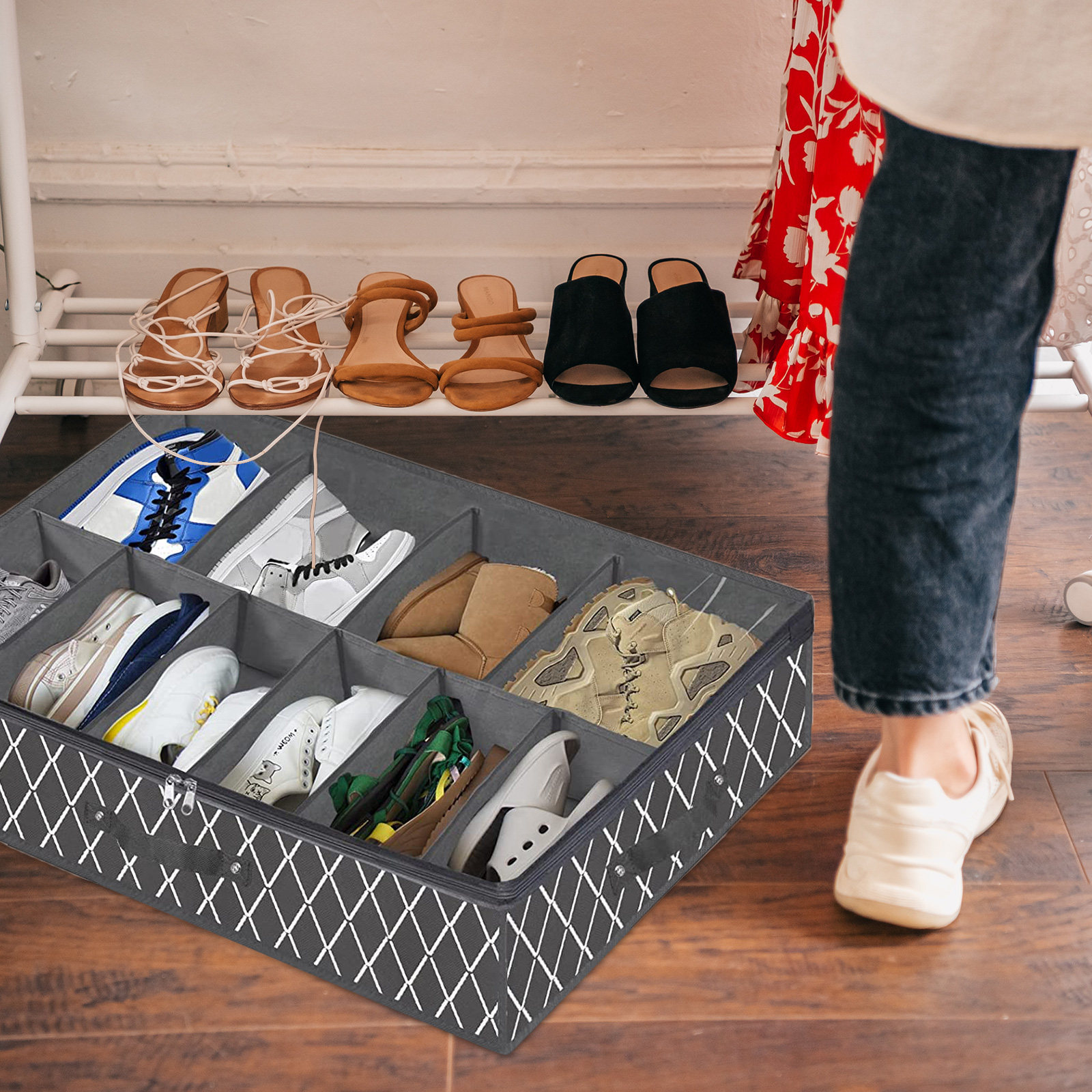 Underbed Shoe Organizer Travel - Shoe Bag Travel recensione e prezzo