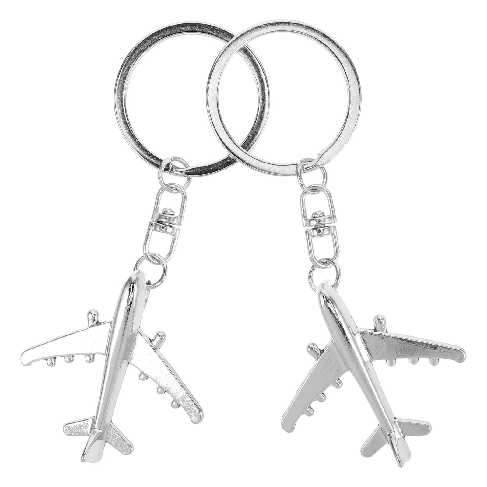 2Pcs Airplane Keychain Creativ - Travel Accessories Present recensione e prezzo