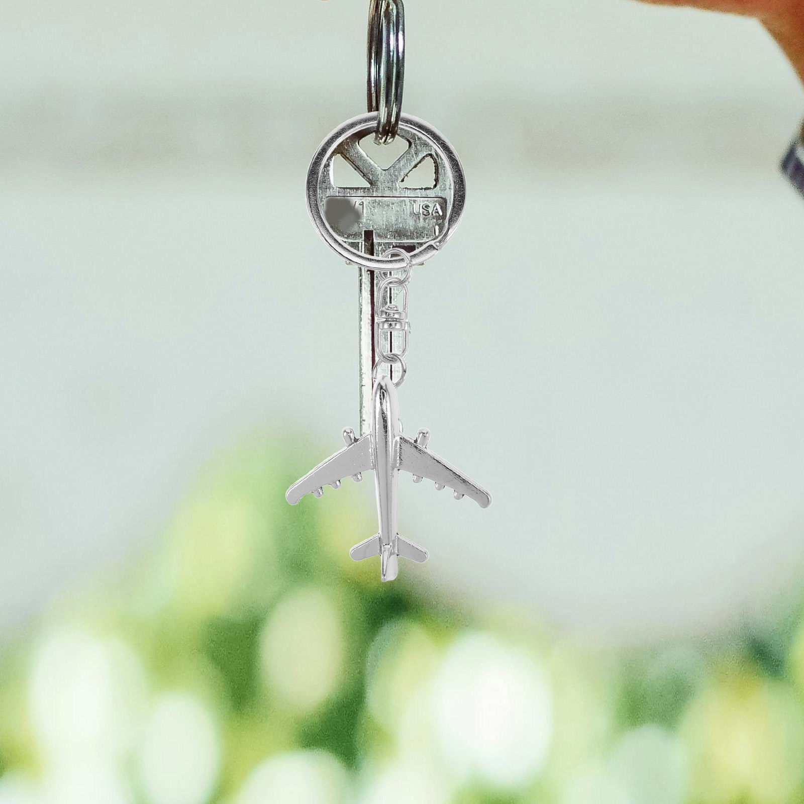 2Pcs Airplane Keychain Creativ - Travel Accessories Present recensione e prezzo