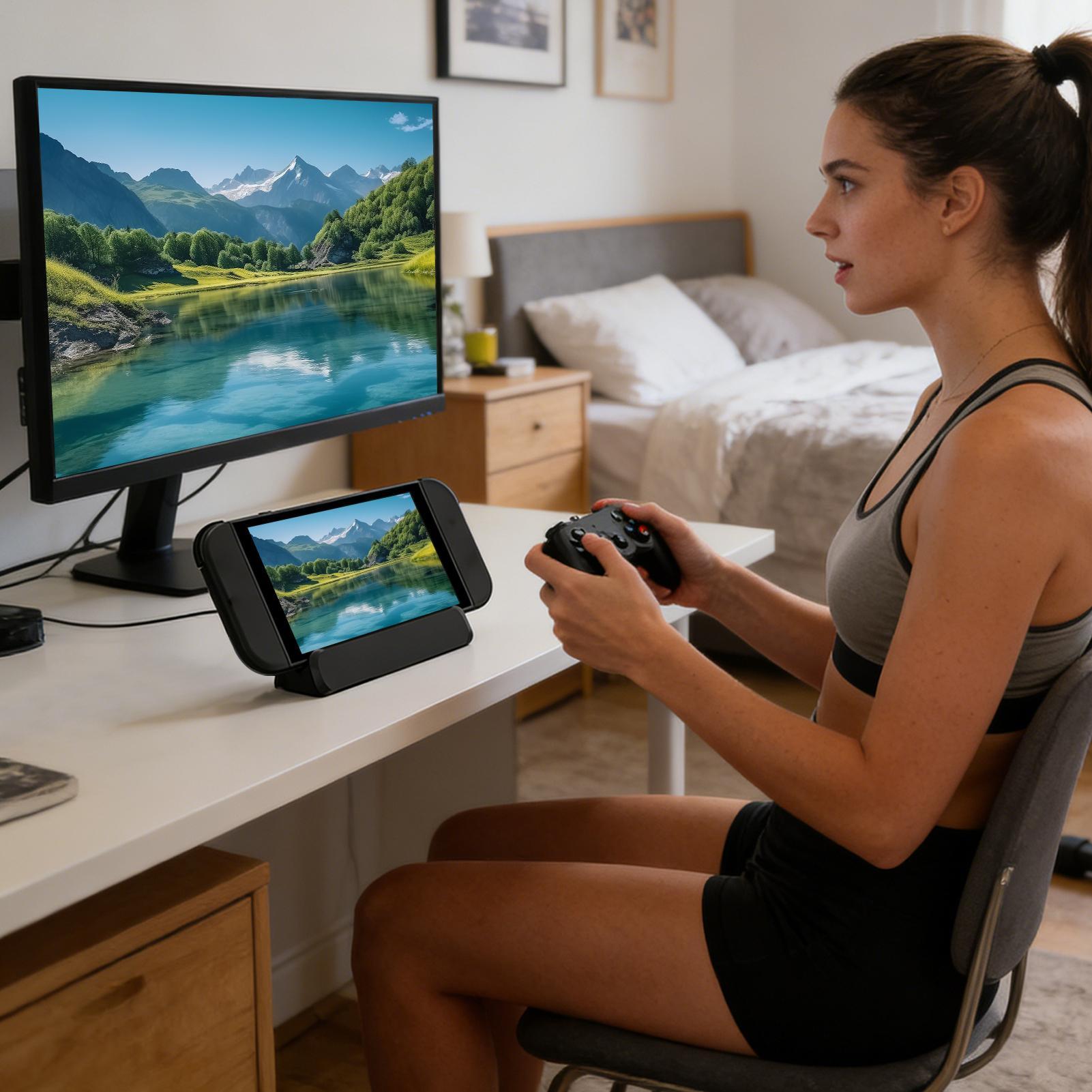 For Switch 2 Game Console Dock - Travel Accessories With Kids recensione e prezzo