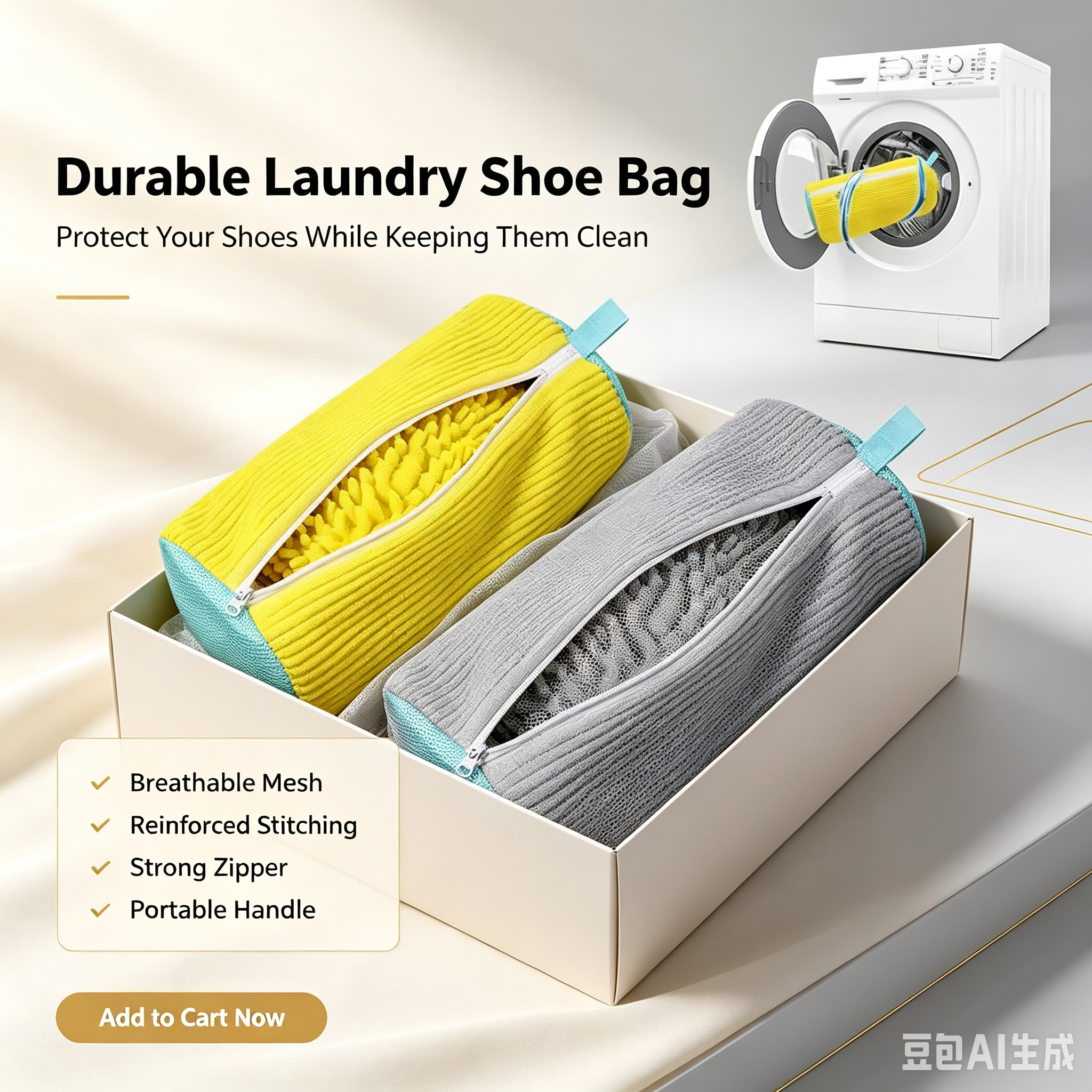 2PCS Chenille Shoe Laundry Bag - Shoe Bag Travel recensione e prezzo