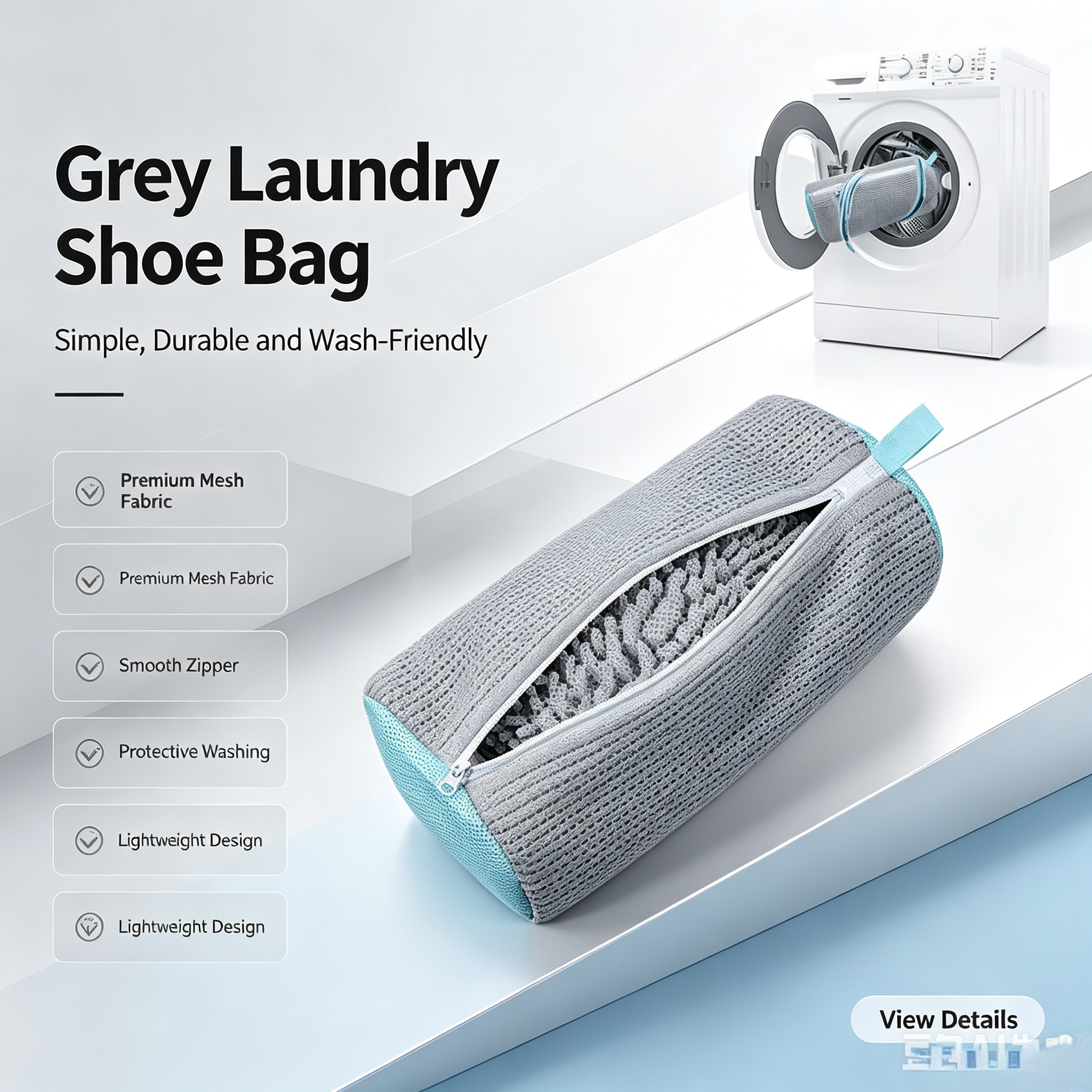 2PCS Chenille Shoe Laundry Bag - Shoe Bag Travel recensione e prezzo