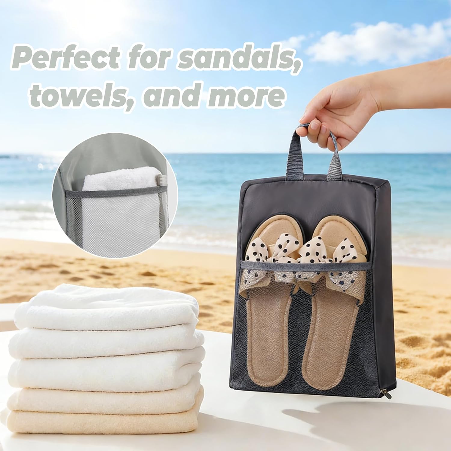 Travel Shoe Bags for Men Women - Shoe Bag Travel recensione e prezzo