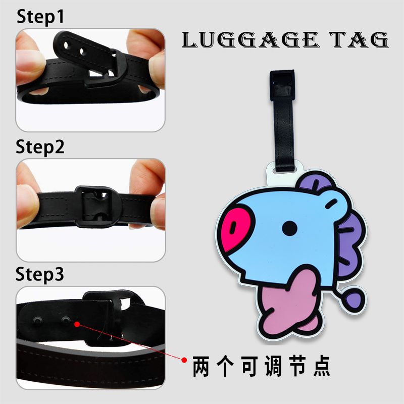 BT21 cartoon cute keychain Kaw - Travel Accessories Unisex recensione e prezzo