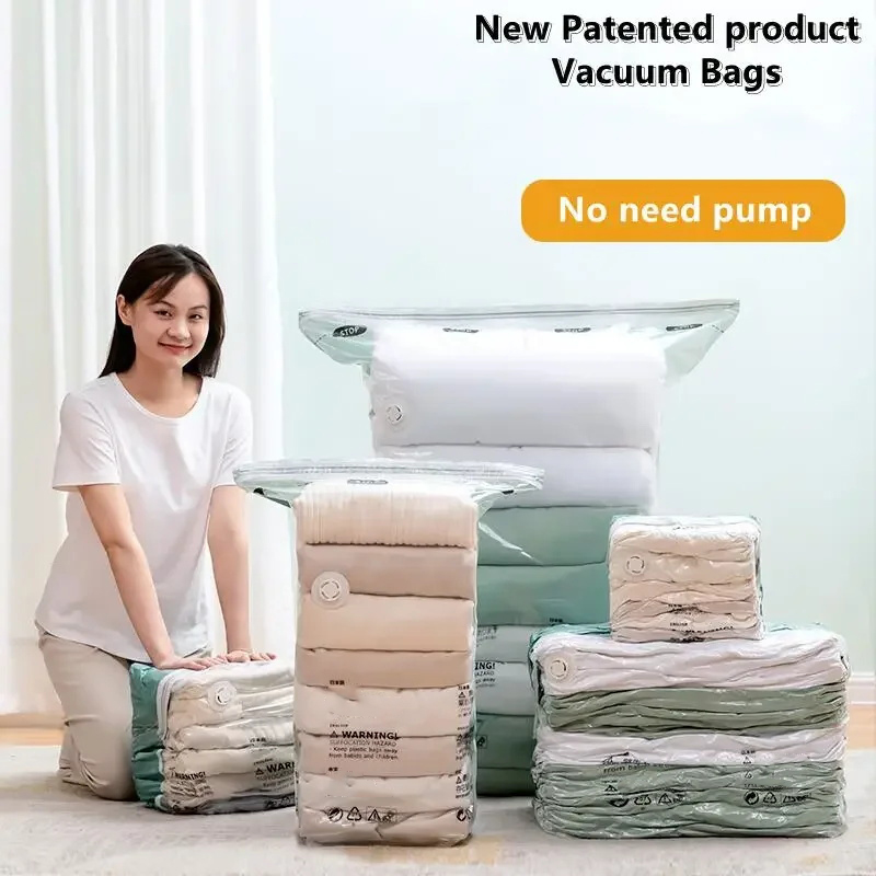 1pc No Need Pump Vacuum Bags L - Travel Accessories Needed recensione e prezzo