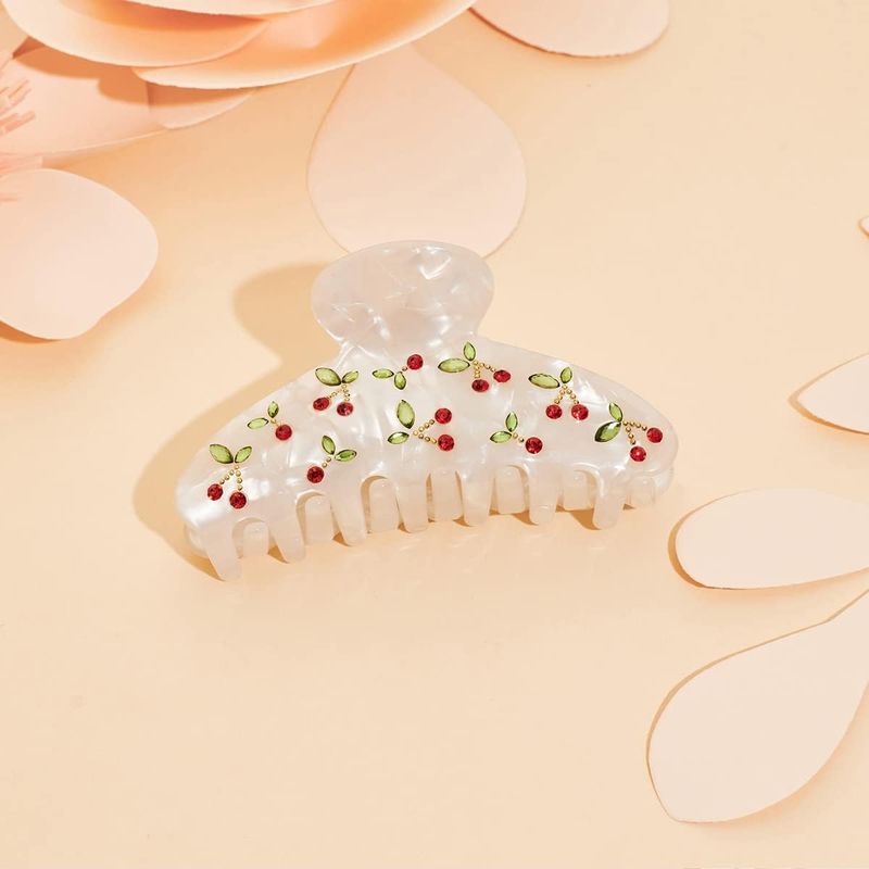 1pc Cherry hair clip, rhinesto - Travel Accessories Aesthetic recensione e prezzo