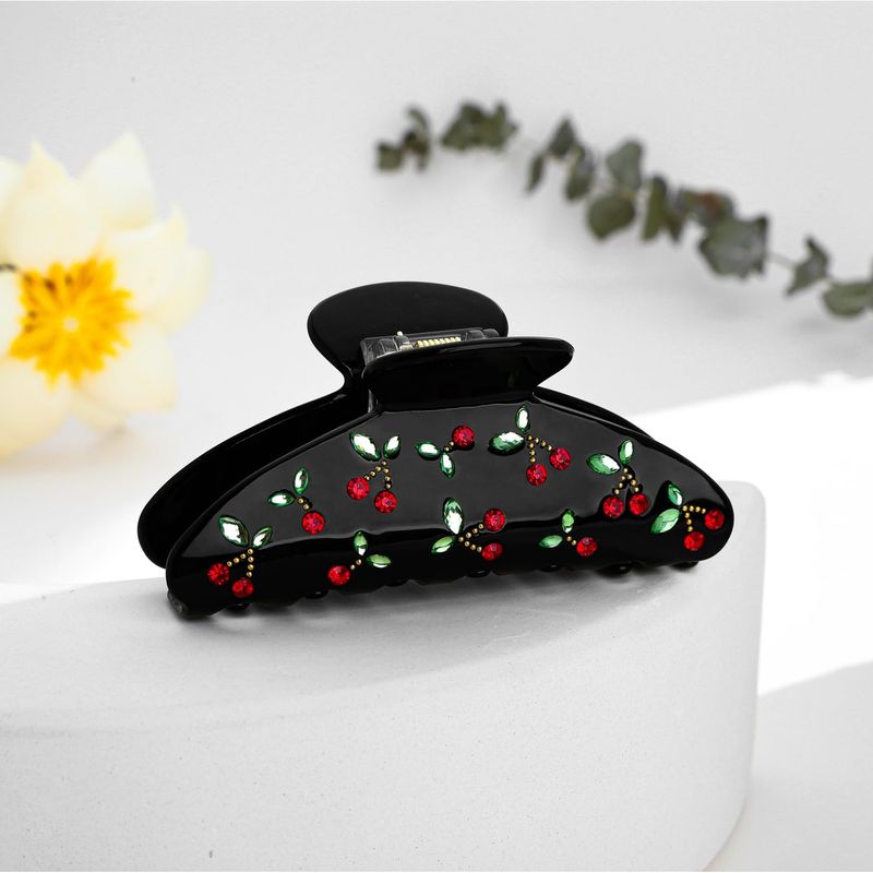 1pc Cherry hair clip, rhinesto - Travel Accessories Aesthetic recensione e prezzo