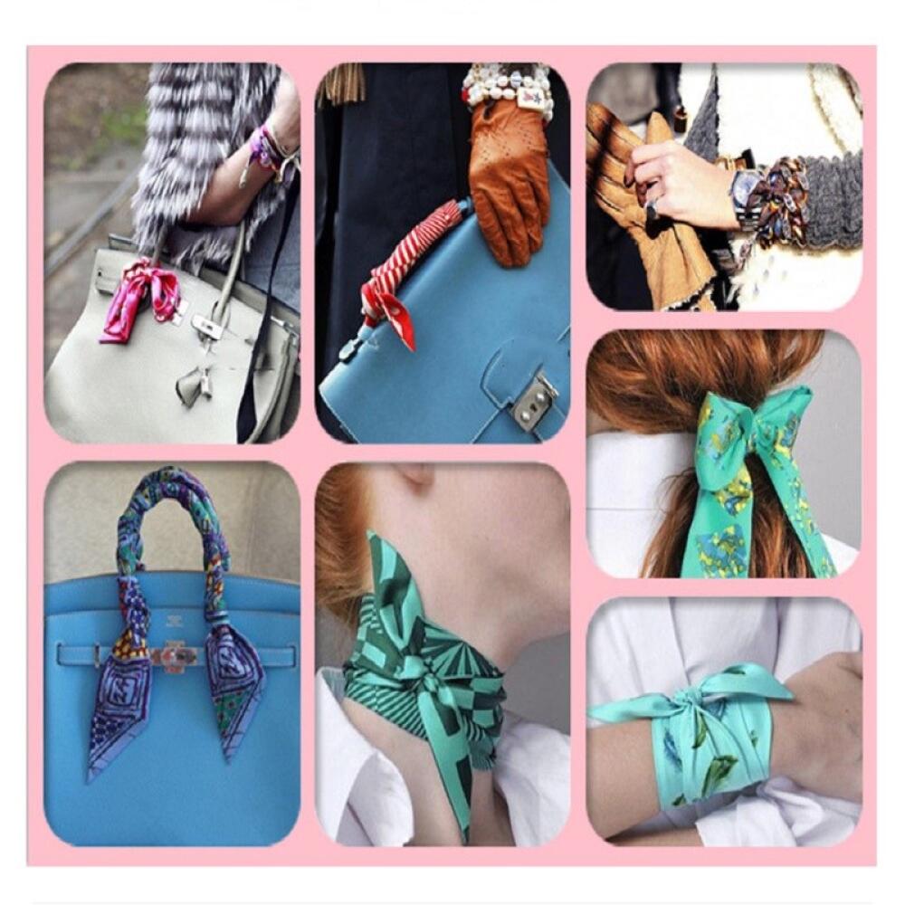 Korean Silk Scarf Soft Satin H - Travel Accessories Present recensione e prezzo