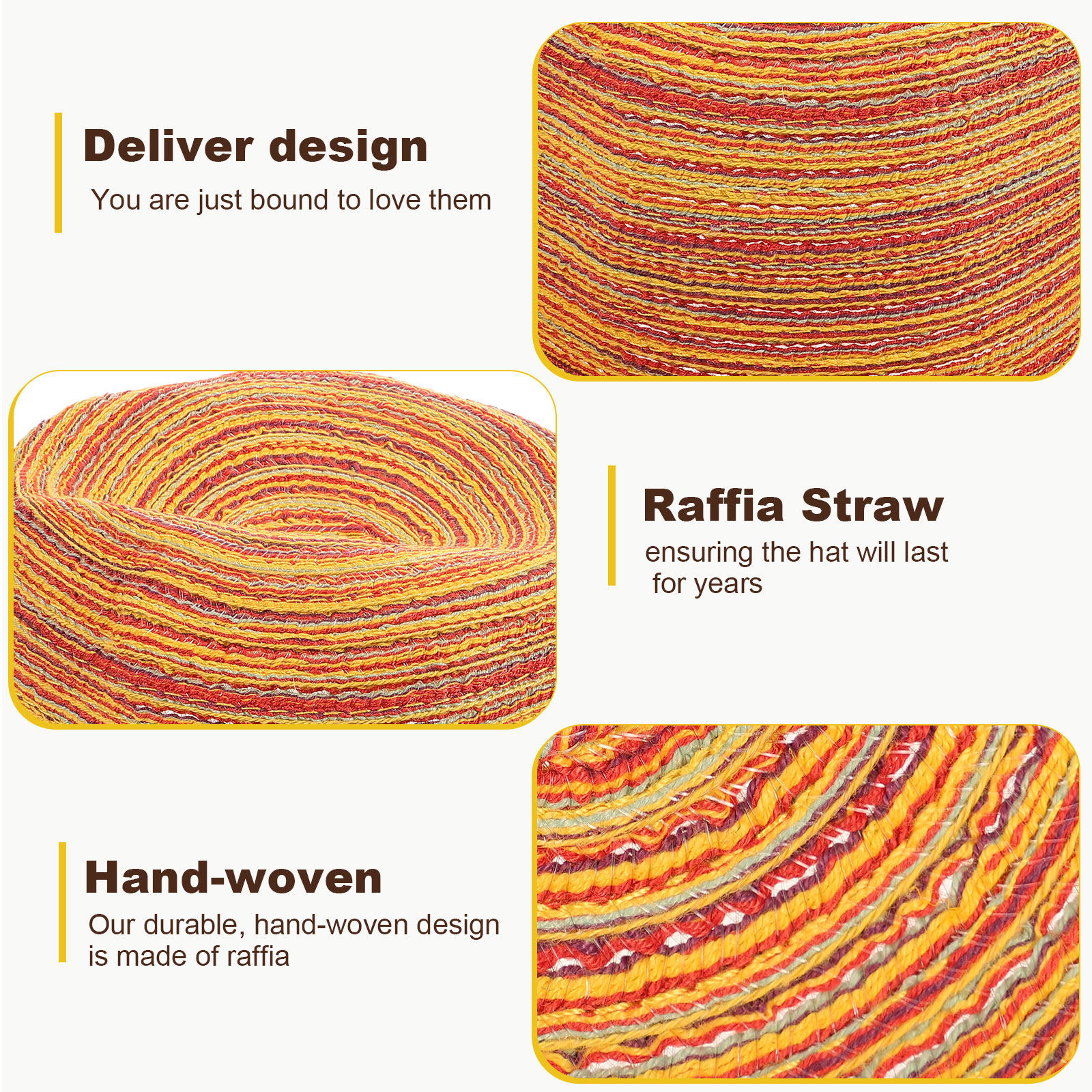 Women Foldable Straw Hat Hand- - Travel Accessories Present recensione e prezzo