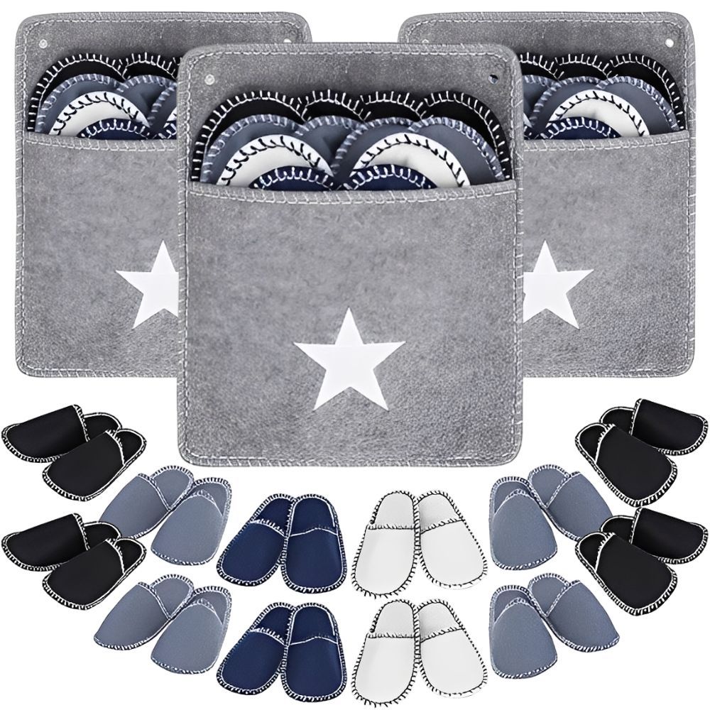 1 Set 6 Pairs Disposable Felt  - Shoe Bag Travel recensione e prezzo