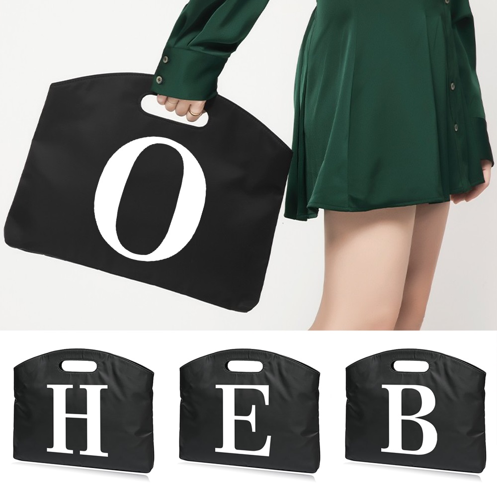 White Letter Printed Briefcase - Travel Accessories Officeworks recensione e prezzo