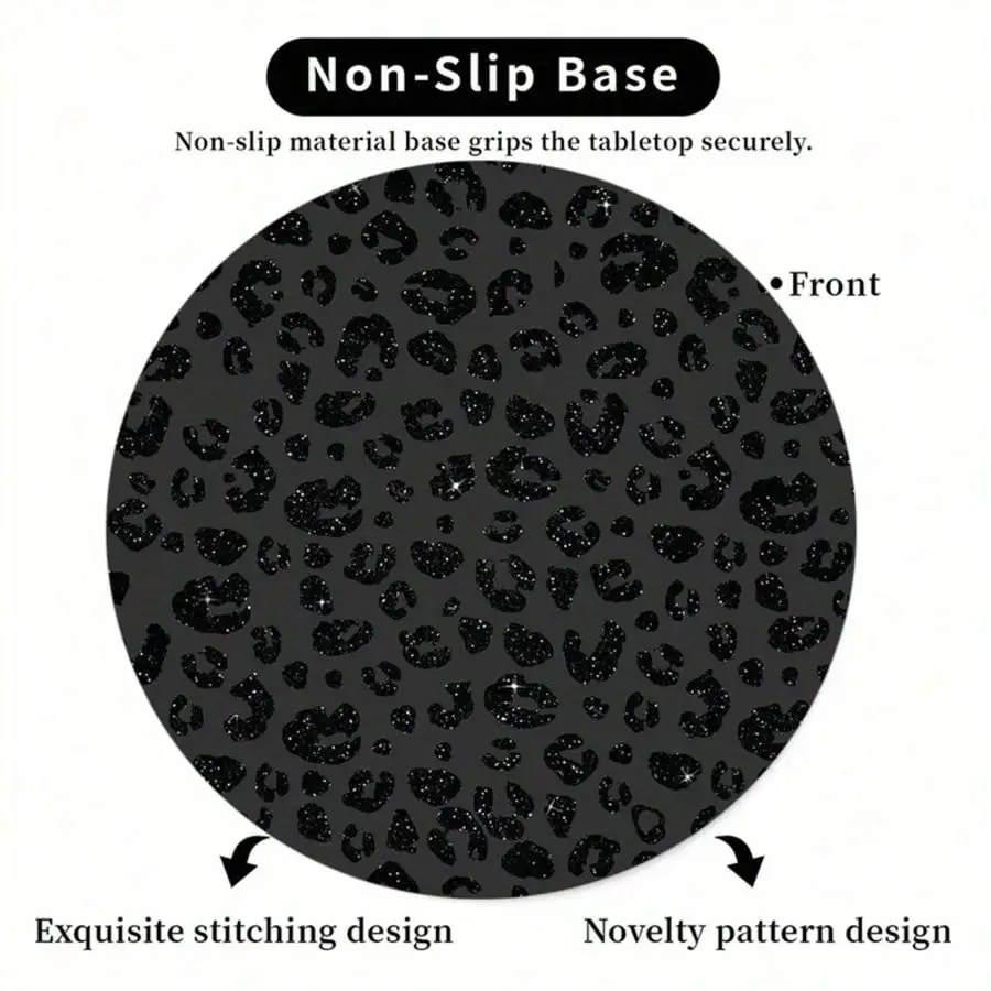Black Leopard Print Cute Mouse - Travel Accessories Officeworks recensione e prezzo