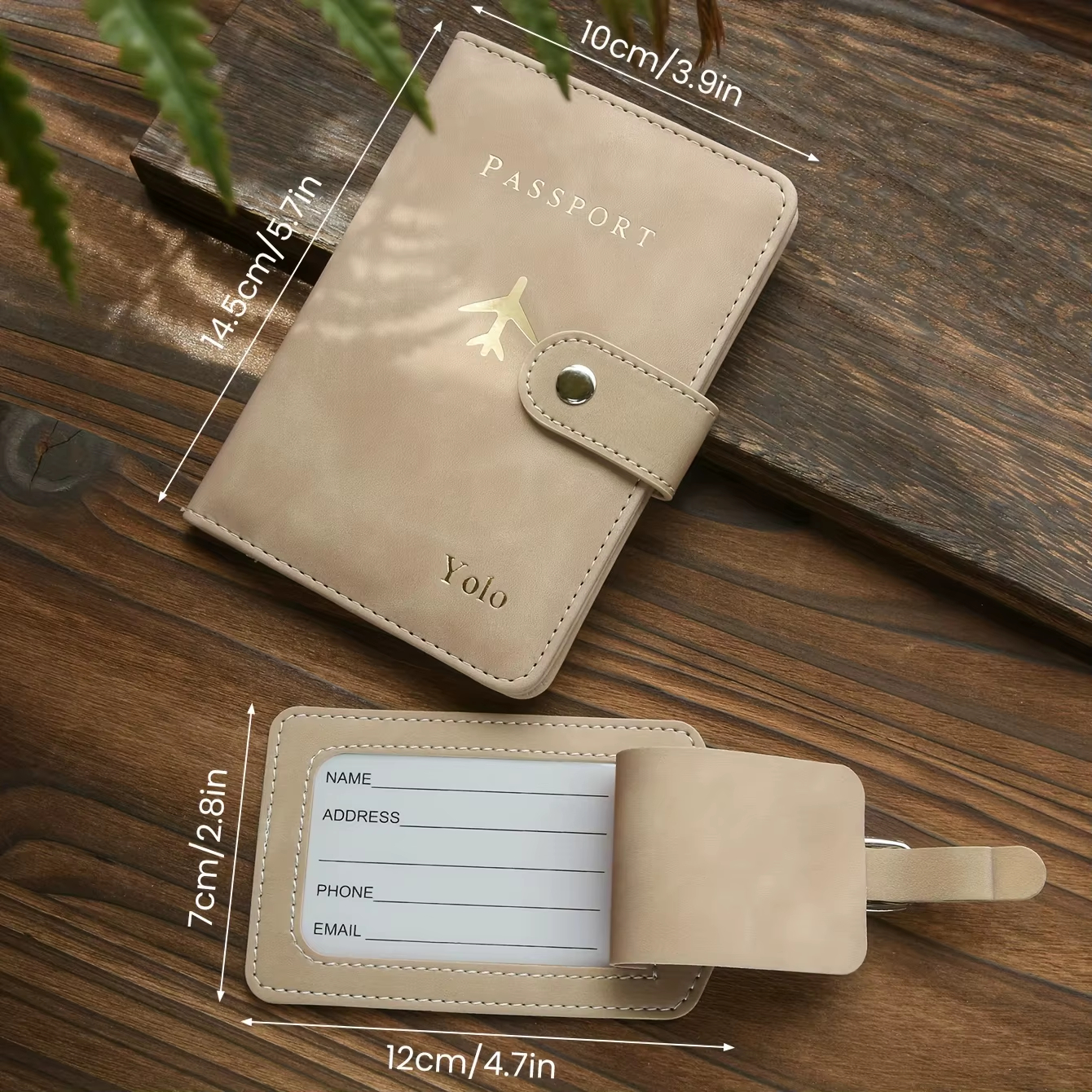 Custom Hot Stamped Gold Monogr - Travel Accessories In Bulk recensione e prezzo