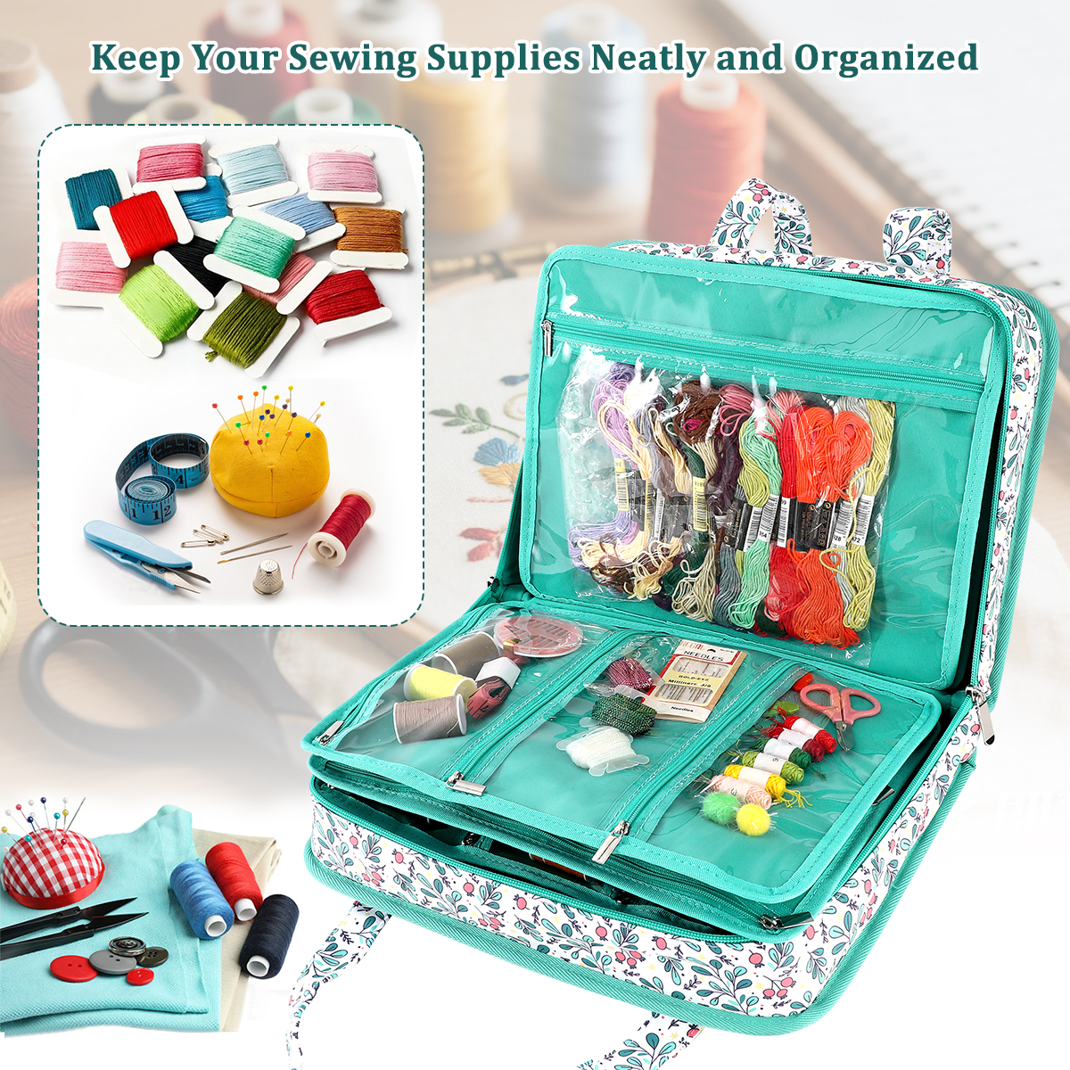 Embroidery Tools Kit Storage B - Travel Accessories To Sew recensione e prezzo