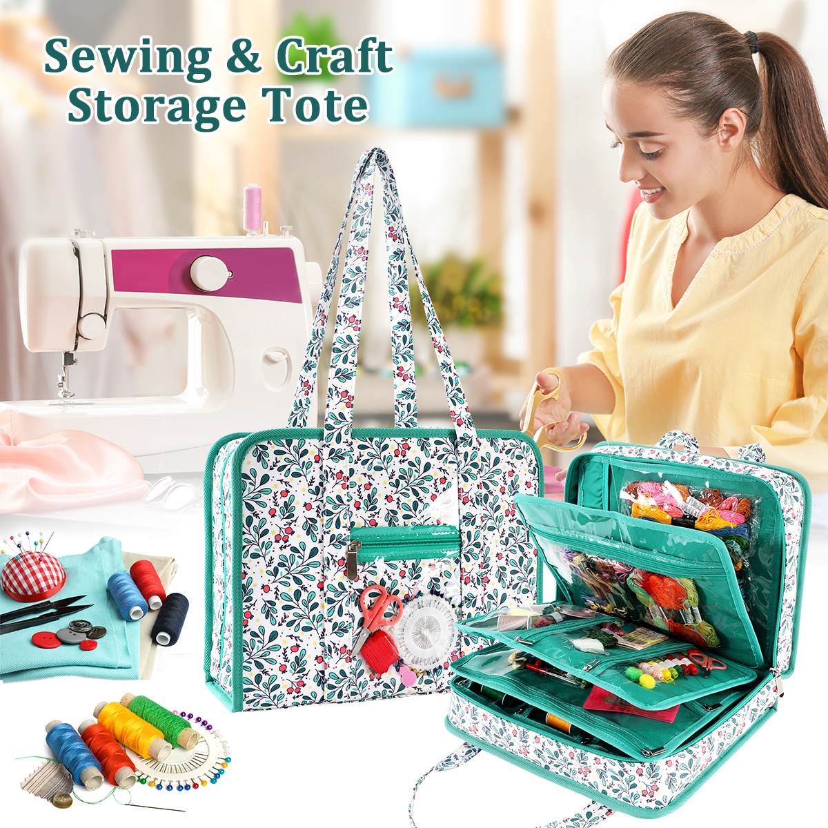 Embroidery Tools Kit Storage B - Travel Accessories To Sew recensione e prezzo