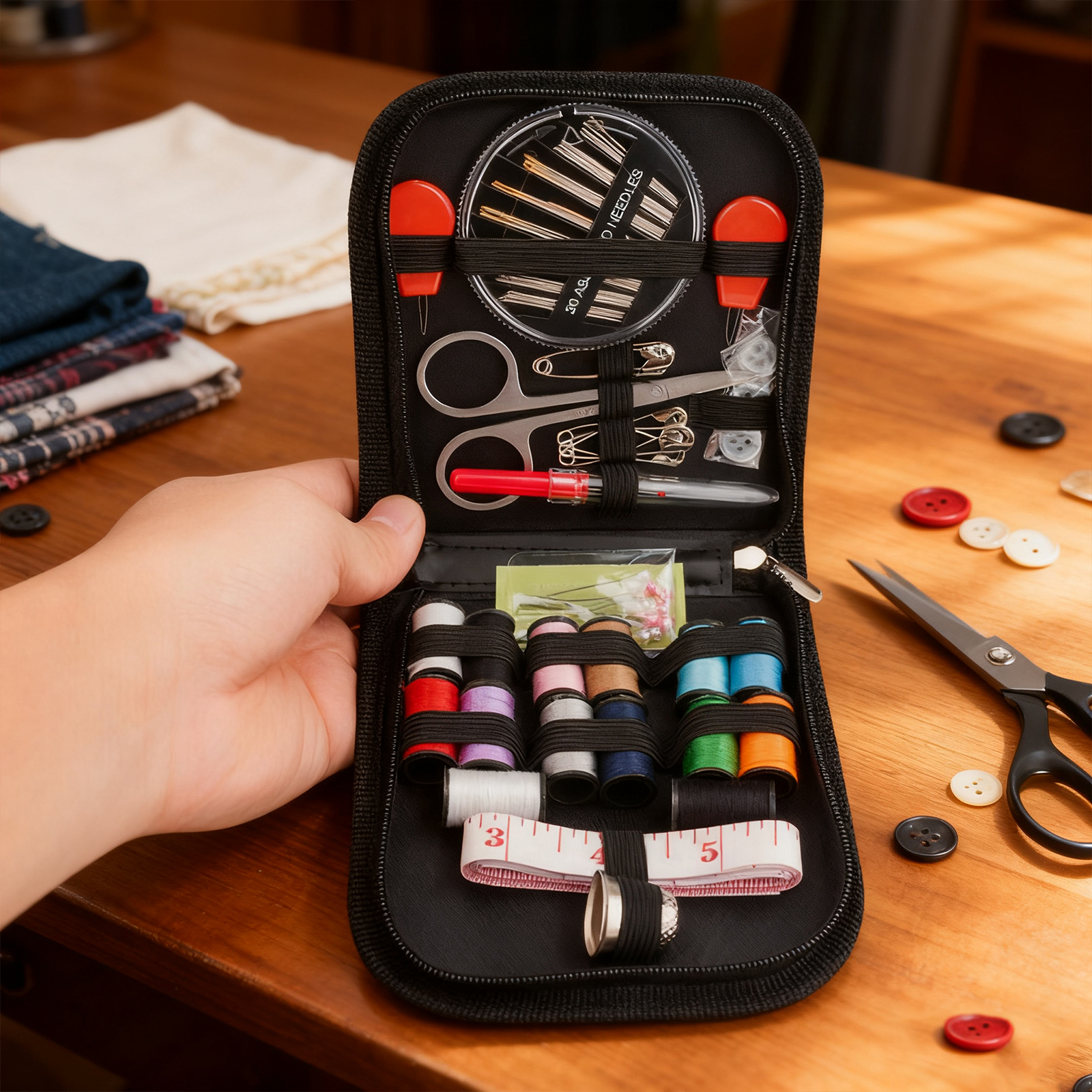 The sewing kit contains 68 acc - Travel Accessories To Sew recensione e prezzo