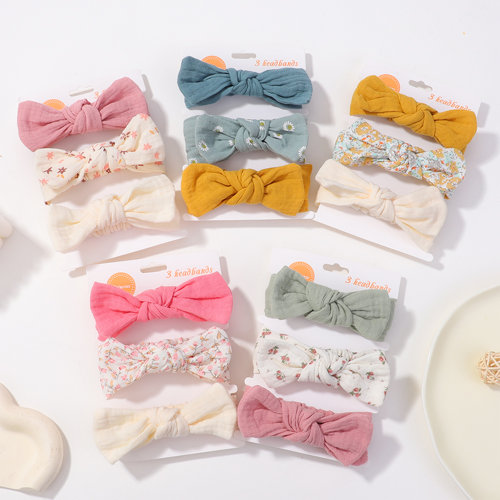 3Pcs/Set Soft Elastic Bows Hea - Travel Accessories With Toddler recensione e prezzo