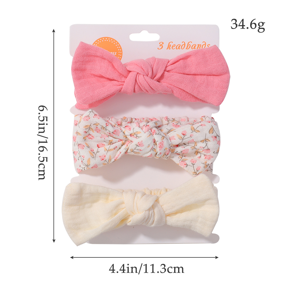 3Pcs/Set Soft Elastic Bows Hea - Travel Accessories With Toddler recensione e prezzo