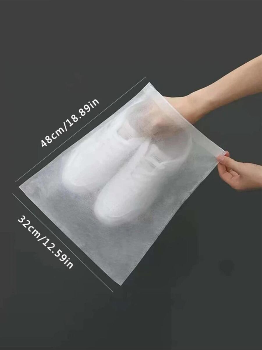 50pcs White Nonwoven Shoe Stor - Shoe Bag Travel recensione e prezzo