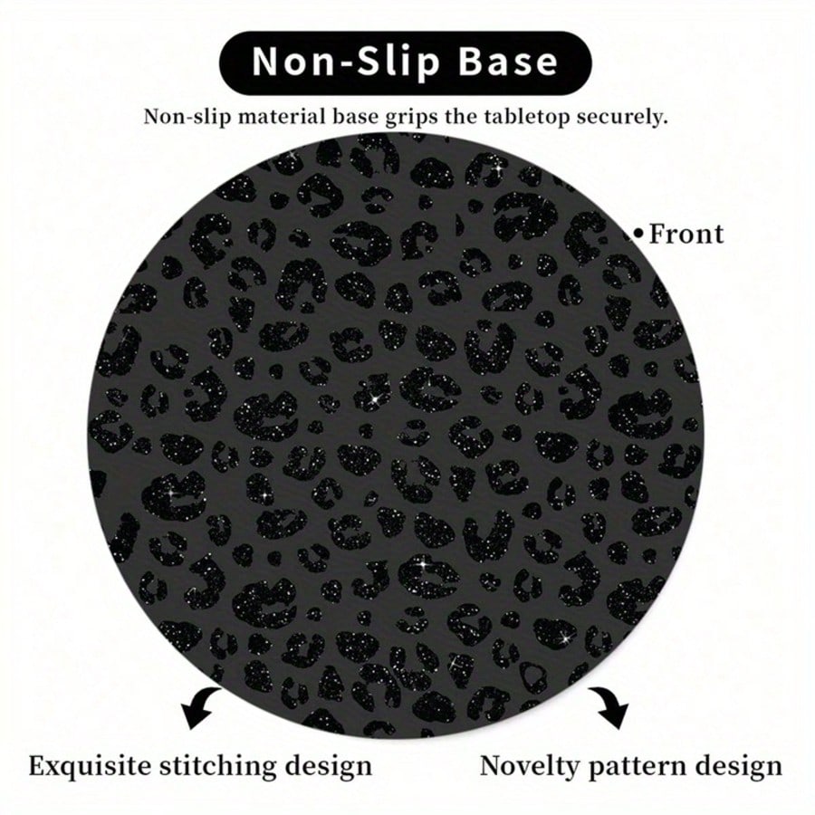 Black Leopard Print Cute Mouse - Travel Accessories Officeworks recensione e prezzo