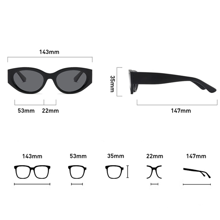 Women Men Classic Cat-Eye Pola - Travel Accessories Unisex recensione e prezzo