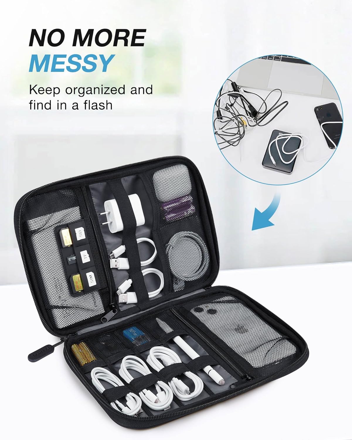 Large Electronics Travel Organ - Travel Accessories Us recensione e prezzo