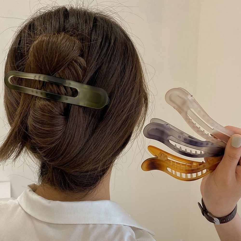 Large Flat Duckbill Hair Claw  - Travel Accessories Aesthetic recensione e prezzo