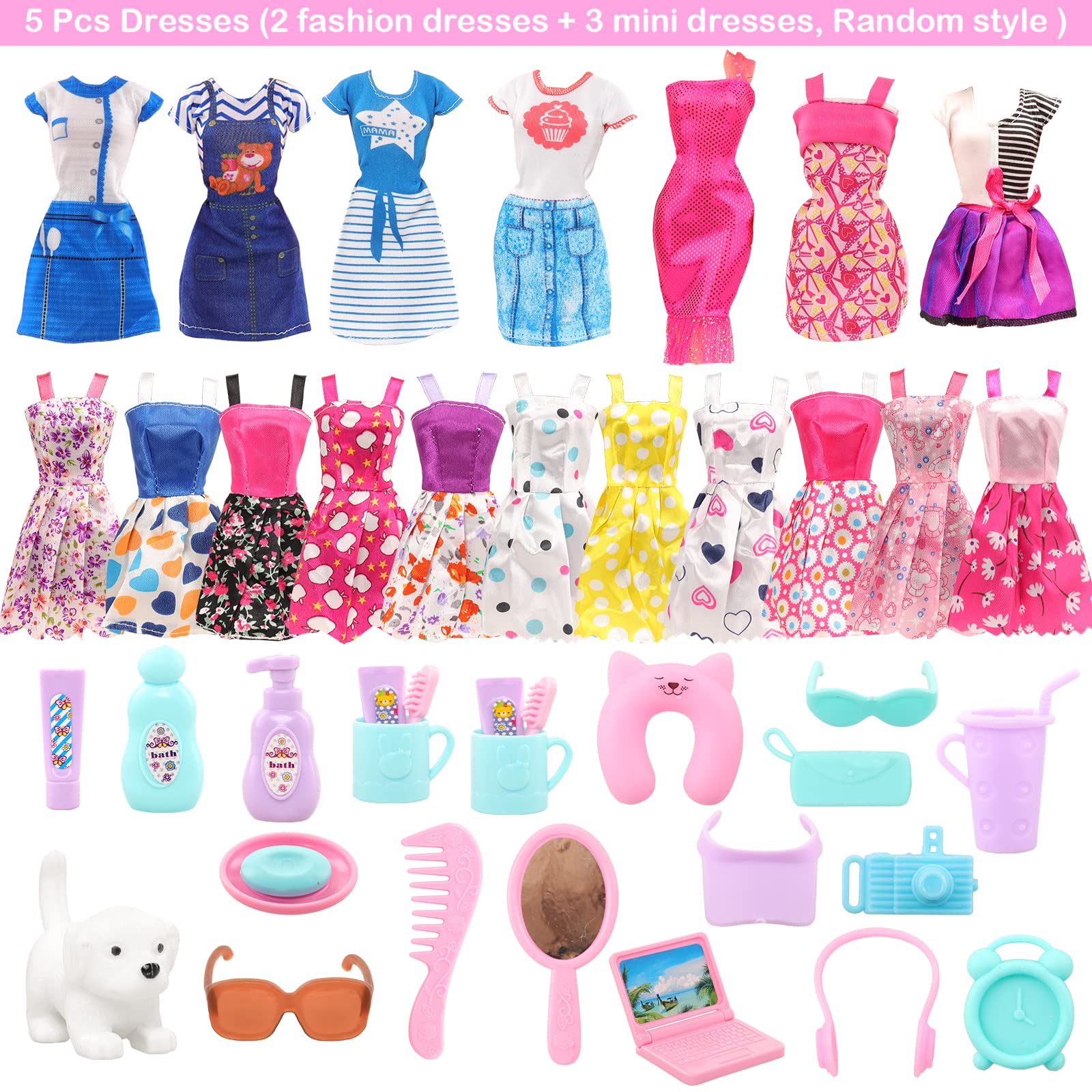 BARWA 30 Pcs 11.5 lnch Travel  - Travel Accessories With Kids recensione e prezzo
