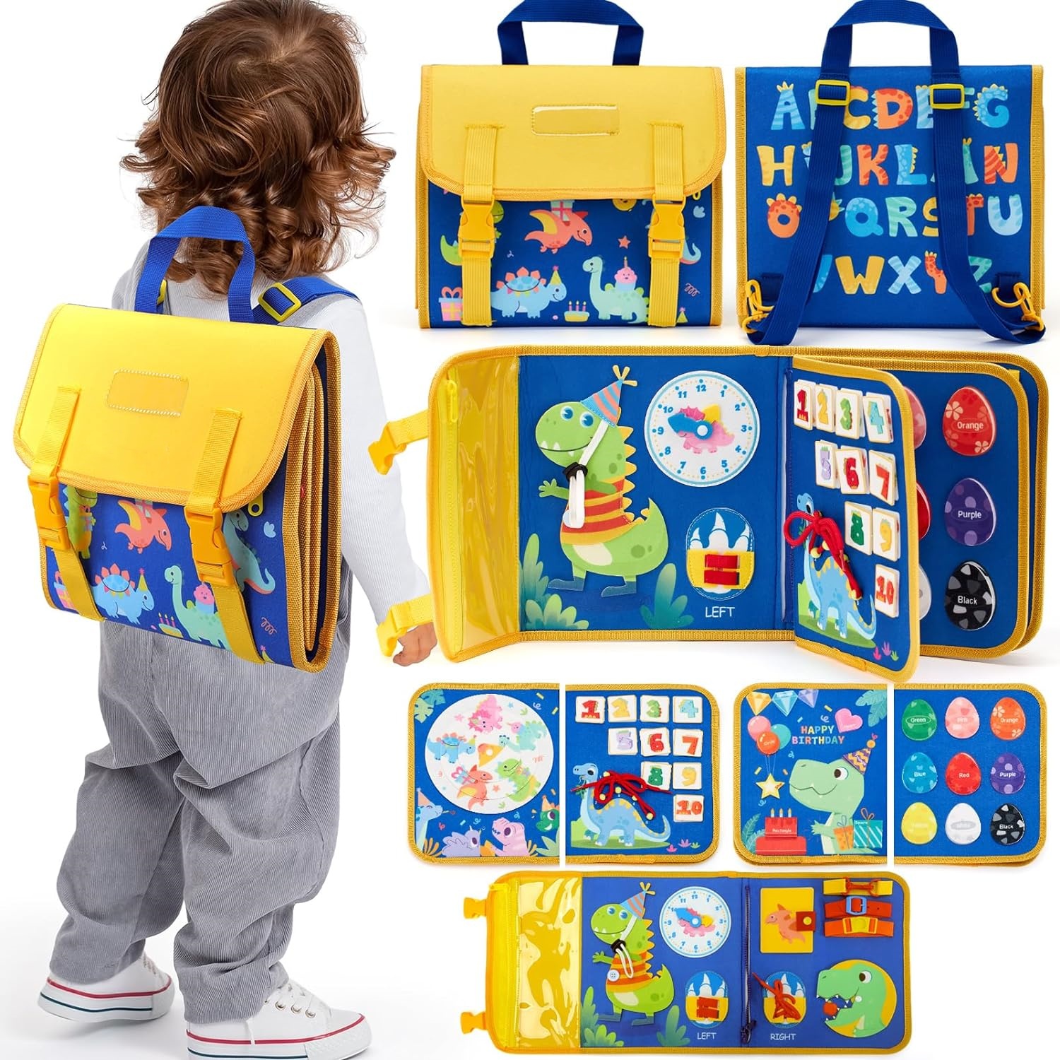 Toddler Busy Board Toys Montes - Travel Accessories With Baby recensione e prezzo