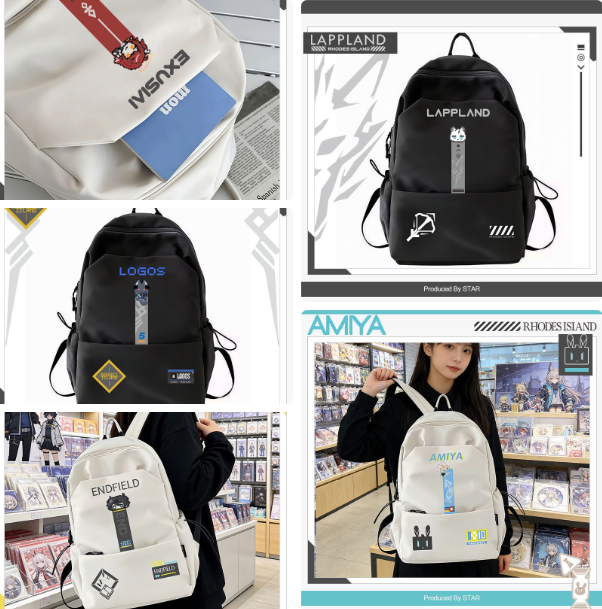 Game Arknights Cartoon Backpac - Travel Accessories Present recensione e prezzo