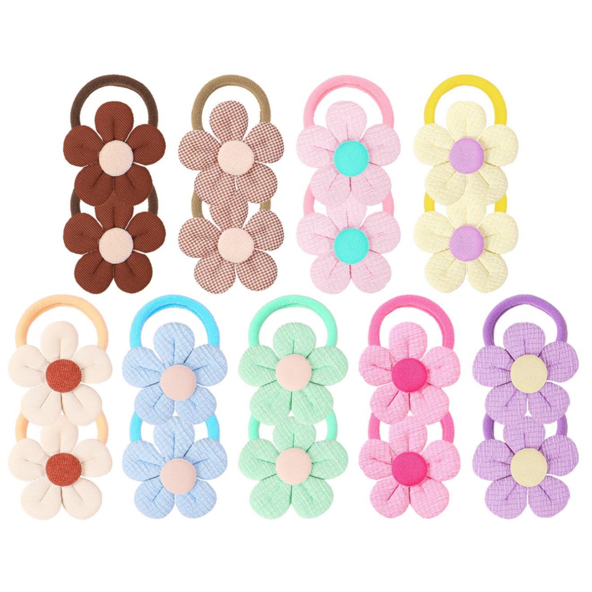 18pcs Sunflower Hair Ties Kids - Travel Accessories With Kids recensione e prezzo